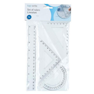 Topwrite - Zestaw Geometryczny 4 Elementy