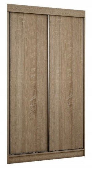 Szafa przesuwna DIEGO II 100cm BIAŁA, SONOMA