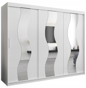 szafa przesuwna SLINE - 250cm - garderoba, lustro