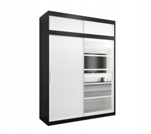 Szafa przesuwna ZACK I 200 x 240cm ZESTAW