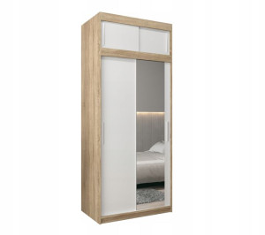 Szafa przesuwna TOMI 2 - 100 cm ZESTAW