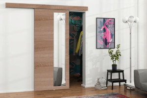 Drzwi przesuwne SIMPLE S-3 80cm naścienne
