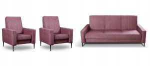 Zestaw wersalka + 2x fotel TORONTO salon, sofa