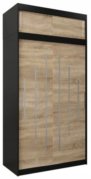 szafa przesuwna LUKA 120cm - garderoba ZESTAW