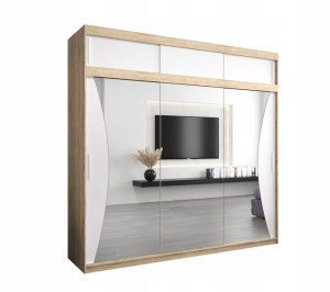 Szafa przesuwna MAROKO 250 cm ZESTAW