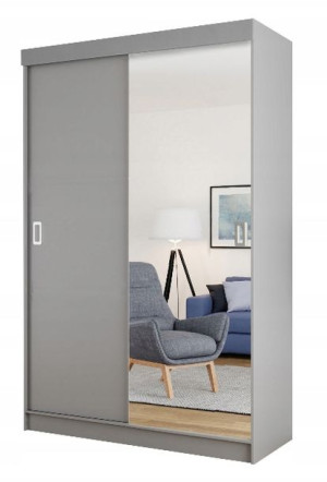 szafa przesuwna MALAGA 1 + lustro - 138cm