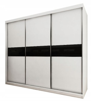 Szafa przesuwna DIEGO X 250cm BIAŁA, SONOMA