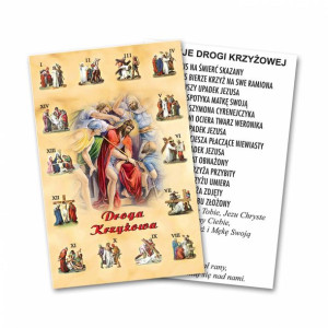 Droga Krzyżowa - Obrazek z modlitwą (100 szt)