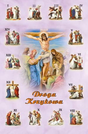Droga Krzyżowa - Obrazek z modlitwą (100 szt)