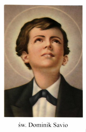 Święty Dominiki Savio - Obrazek jednostronny (100 szt)