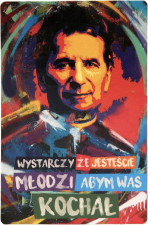 Święty Jan Bosko - Obrazek z modlitwą (100 szt)
