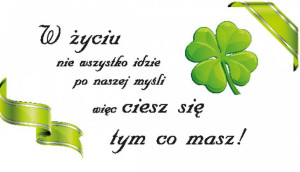 "W życiu..." - Obrazek dwustronny (100 szt)