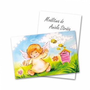 Anioł Stróż - Obrazek z modlitwą (100 szt)
