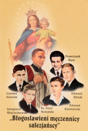 Błogosławienni Męczennicy Salezjańscy - Obrazek jednostronny (100 szt)