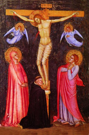 Jezus na krzyżu - Obrazek jednostronny (100 szt)