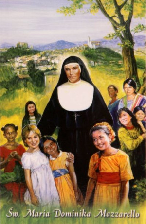 Święta Maria Dominika Mazzarello - Obrazek jednostronny (100 szt)