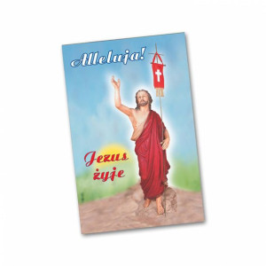 Jezus żyje ! - Obrazek jednostronny (100 szt)