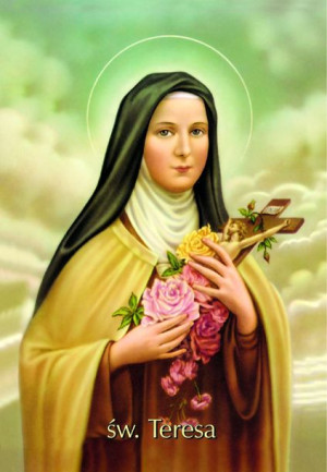 Święta  Teresa - Obrazek  jednostronny (100 szt)