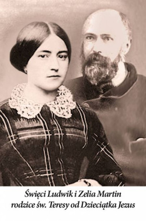 Święty Ludwik i Zelia Martin - Obrazek z modlitwą (100 szt)