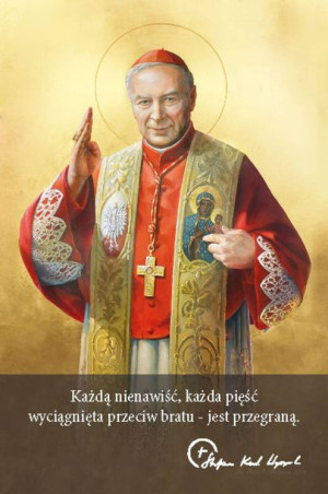 Kardynał Stefan Wyszyński - Obrazek z modlitwą (100 szt)