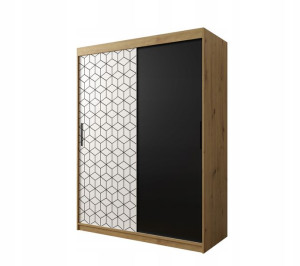 Szafa przesuwna Heksagon 150 x 200 x 62 artisan