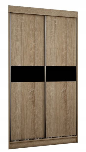 Szafa przesuwna DIEGO X 100cm BIAŁA, SONOMA