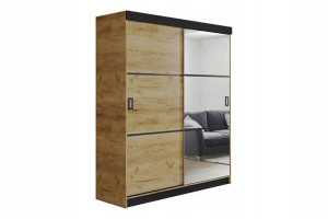 szafa przesuwna WESTERN 3 + lustro - 138cm