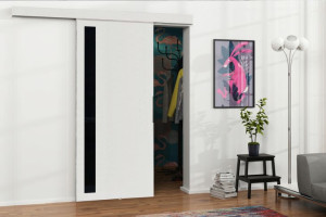 Drzwi przesuwne SIMPLE S-5 90cm naścienne
