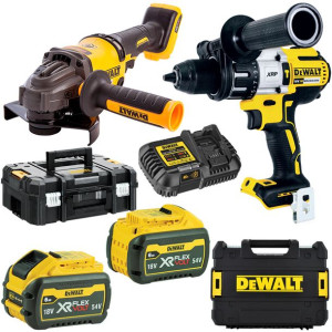 Combo 2 Dcd996 Dcg414 54v 2x6ah Dewalt Dck2055t2t