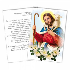 Jezus Chrystus - Dobry Pasterz - Pocztówka z modlitwą (100 szt)
