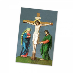 Jezus na krzyżu - Pocztówka jednostronna (100 szt)