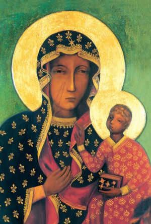 Matka Boża Częstochowska - Pocztówka jednostronna (100 szt)