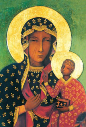 Matka Boża Częstochowska - Pocztówka jednostronna (100 szt)