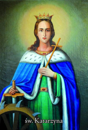 Święta Katarzyna - Pocztówka jednostronna (100 szt)