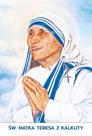 Święta Matka Teresa z Kalkuty - Pocztówka z modlitwą (100 szt)