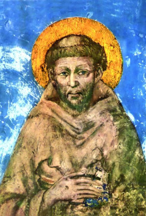 Święty Franciszek - Pocztówka jednostronna (100 szt)