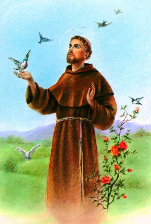 Święty Franciszek - Pocztówka jednostronna (100 szt)