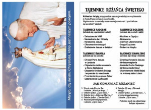 Święty Jan Paweł II - Pocztówka z modlitwą (100 szt)
