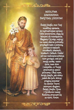 Święty Józef - Pocztówka jednostronna (100 szt)