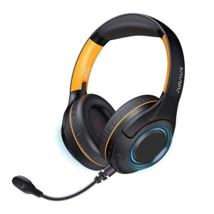 Bezprzewodowe Słuchawki Gamingowe Aa-er6, Bluetooth 5.2, Rgb, Mikrofon