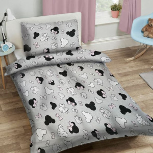 Komplet pościeli dziecięcej 90x120cm - Myszka Minnie różowa PRODUKT POLSKI