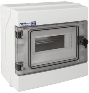 Rozdzielnica hermetyczna modułowa (500V AC, 1000V DC) 1x8 natynkowa
