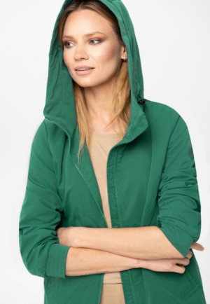 Kurtka Damska Parka Zielona Volcano J-billie S
