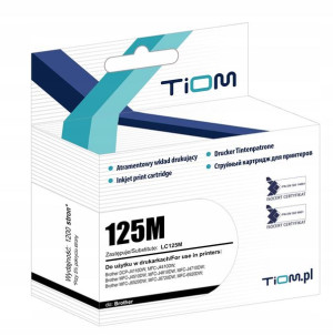 Tusz Tiom do Brother LC125M | DCP-J4110 | magenta