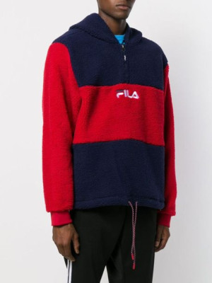Bluza Fila Men Bruno 1/2 Zip Hood Sherpa 684572-003 S