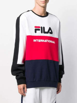 Bluza Fila Men Bravo Cut & Cew Oversize 684586-001 S