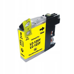 Tusz Zamienny do Brother LC121 LC123 J132W yellow