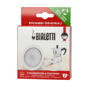 Bialetti Uszczelka + sitko do kawiarek aluminiowych 2tz