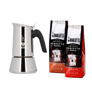 Bialetti Zestaw Venus 6tz + Nocciola 250g + Classico 250g