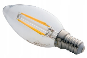 Żarówka E14 LED FILAMENT 10W CIEPŁA edison ŚWIECZKA